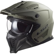 Ls2 Drıfter Mat Olıve Yeşil Kask