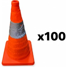 Otocraft Katlanabilir Trafik Konisi 100 Adet
