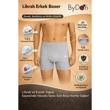ByDon Erkek Licralı Boxer Esnek Kumaş (Rahat Kesim , Pamuklu Kumaş )