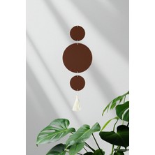 Home All Ahşap Geometrik Duvar Süsü | Bohem Tarz Minimalist Duvar Dekoru