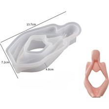 Hobiflex Silikon Kalıp Ithal Düşünen Adam Figür Obje Taş Tozu Kalıp Epoksi Reçine Kalıp No: 2 HB140-0119