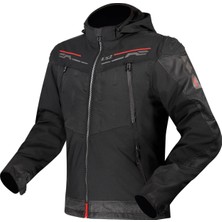 Softshell Ls2 Zırconıum Evo Mont Siyah-Kırmızı Nefes Alabilir Özellikli 4 Mevsim Kullanıma Uygun