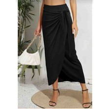Butik Ayvitrin Kadın 5 Model Bağlamalı Yapma Özellikli Tasarım Etek