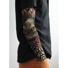 Store Mania Ieg™ Giyilebilir Kol Dövmesi Çorap Dövme 3D Baskılı Kol Bacak Dövme 2 Adet Model 18