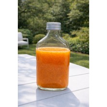 6 Adet 100 ml Şeffaf Cold Brew Sızdırmaz Metal Kapaklı Yassı Boş Cam Şişe