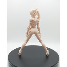 Cybermecha Lady Masaüstü Dekor Figür – 14 cm Koleksiyon Robot Model