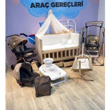Turhan Bebe Doğan Bukka Gold Lüx Çeyiz Seti Standart Bebek Arabası 25 kg Taşıma Kapasitesi