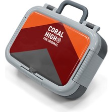 Coral High Kids Renkli Çizgili Desenli Paslanmaz Çelik Beslenme Kabı 39199
