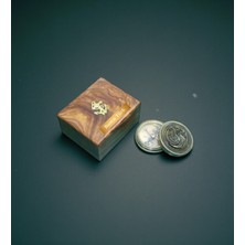 Hediye Fikri Kişiye Özel Ahşap Kutulu Pirinç Pusula – Dekoratif Vintage Denizci Temalı Özel Hediye