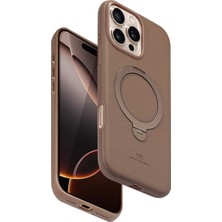 HDD iPhone 16 Pro Max Vapor Deri Magsafe Standlı Kılıf