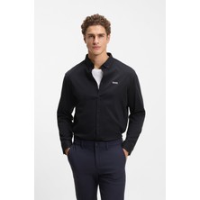 Boss Erkek Normal Kesim Kırışımaya Dayanıklı Esnek Pamuklu Kumaş Uzun Kollu Lacivert Gömlek 50555946-402