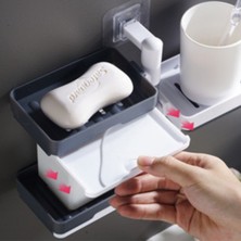 Roichil Çoklu Sabun Tutucu Fonksiyonel Banyo Sabunluk