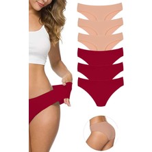 Royaleks 6 Adet Kadın Dikişsiz Lazer Kesim Esnek Iz Yapmayan Külot S7