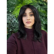 Aura Peruk Hafif Dalgaya Sahip Kısa Perçemli Liza Modelimiz