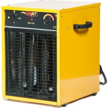 Isıjet EX15 15KW-380V Fanlı Elektrikli Isıtıcı Sarı Renk Oksijen Tüketmeme Özelliği ile