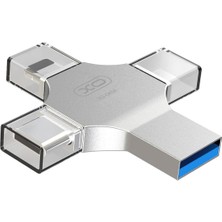 Mi7a Tablet ve Telefon Uyumlu 64 GB 4 In 1 Su Geçirmez Flash Bellek