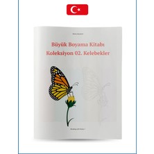 Reading with Nicky Büyük Boyama Kitabı Koleksiyon-2 Kelebekler