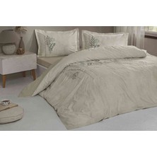 Özdilek Nevresim Takımı  Fitted Çarşaflı Ranforce Tek Kişilik Krem Conıum