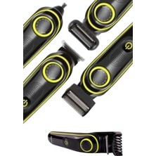 Shopwave Saç Sakal Şekillendirici Tıraş Makinesi 5 Başlıklı Paslanmaz Çelik Lı Unısex