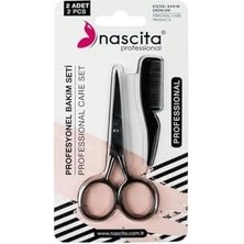 Profesyonel Kaş Bakım Seti Makas, Mini Tarak