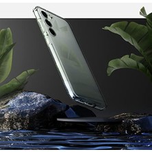 Galaxy S23 Plus ile Uyumlu Kılıf Crystal 4 Tarafı Tam Koruma Crystal Clear - ACS05662