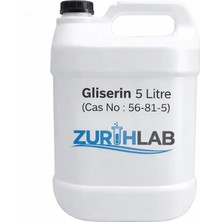 ZURIHLAB Zürih Ticaret Gliserin 5 Litre - (Cas No : 56-81-5) Yüksek Kaliteli