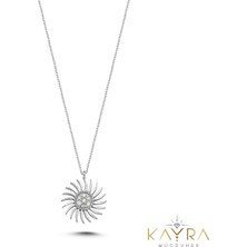 Kayra Mücevher Güneş Pırlanta Kolye PÇK05