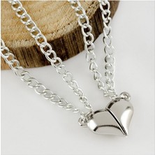 Zero Land Matrixzn Kalp Figürlü Kolye - Gümüş Rengi