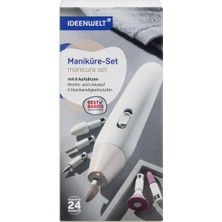 Ideen Welt Rose Gold Manikür ve Pedikür Seti 6 Başlık Yüksek Motor Gücü 2 Hız Seviyesi