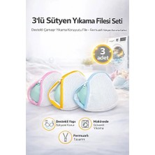 Morport 3 Adet Lüx Air Sütyen Yıkama Filesi I Iç Çamaşırı Yıkama Filesi ( Extra Yumaşak Kalın File )