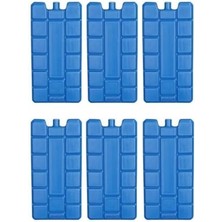 6 Adet Akü Soğutma Özellikli Jel Sıvılı 400ML Kaset Termos Buz Aküsü 60 Saat Koruma Ce Belgeli