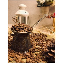 Ayvalı Metal Ayvalı Cezve Klasik Desen Renk: Sarı