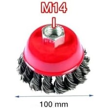 Nexa Siyah Çanak Tel Fırça 100 mm