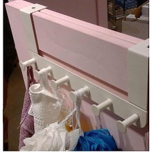 Nexa Enudden Kapı Askısı Kancaları Beyaz Metal Robe Havlu Kemerleri