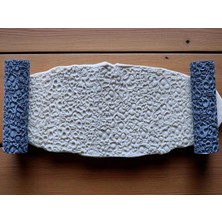 Atölye Dekupaj Model 069 - Polimer Kil Doku Oklavası / Seramik Çamuru Desen Rulosu