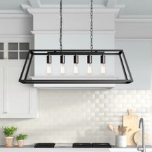 Ronisu Aydınlatma Ternitz Retro Yemek Masası Avize Ra-Avz- 9152-43-68