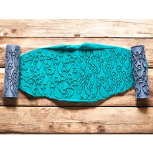 Atölye Dekupaj Model 063 - Polimer Kil Doku Oklavası / Seramik Çamuru Desen Rulosu