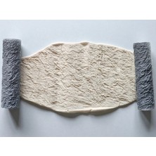 Atölye Dekupaj Model 076 - Polimer Kil Doku Oklavası / Seramik Çamuru Desen Rulosu