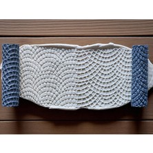 Atölye Dekupaj Model 072 - Polimer Kil Doku Oklavası / Seramik Çamuru Desen Rulosu