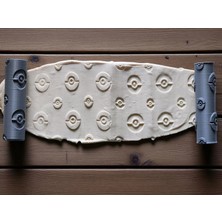 Atölye Dekupaj Model 065 - Polimer Kil Doku Oklavası / Seramik Çamuru Desen Rulosu