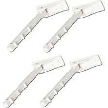 4 ADET 2 cm x 22 Cm Sofra Ayağı Plastik Katlanır, Sini Altı Ayakları, Yer Sofrası Ayağı Gri