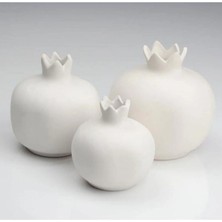 Pordizayn Çini Nar Takımı Bisküvi 3’lü Set