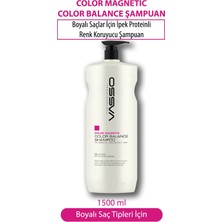 Vasso Boyalı Saçlar Için Ipek Proteinli Parlaklık Ve Canlılık Veren Şampuan - Color Magnetic 1500ml 8699216346693