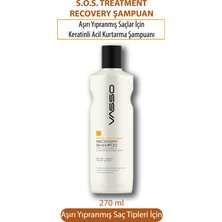 Yıpranmış Saçlar Için Keratinli Acil Kurtarma Bakım Şampuanı 270 ml