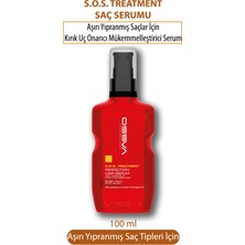 Vasso Aşırı Yıpranmış Saçlar Için Keratinli Acil Kurtarma Kırık Uç Onarıcı Serum -hair Serum 100 ml