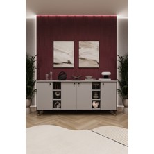 Asra Trend Lüks Konsol TV Ünitesi %100 MDF Salon ve Yemek Odası Ünitesi KNSL05