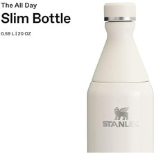 All Day Slim Soğuk Su Şişesi Termosu, Krem, 0.60 Litre