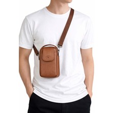 Derise Club Erkek Kapaklı Çok Bölmeli El ve Omuz Çantası