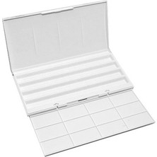 St. Petersburg 36'lı Beyaz Suluboya Tablet Muhafaza Kutusu Kaliteli Sert Plastik Tasarım