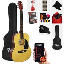 Midex RG-530NT Natural 40 İnç Akustik Gitar Seti 4/4 Yetişkin